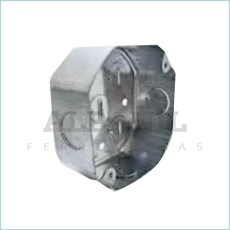 CAJA OCTOGONAL GALVANIZADO 0,7MM