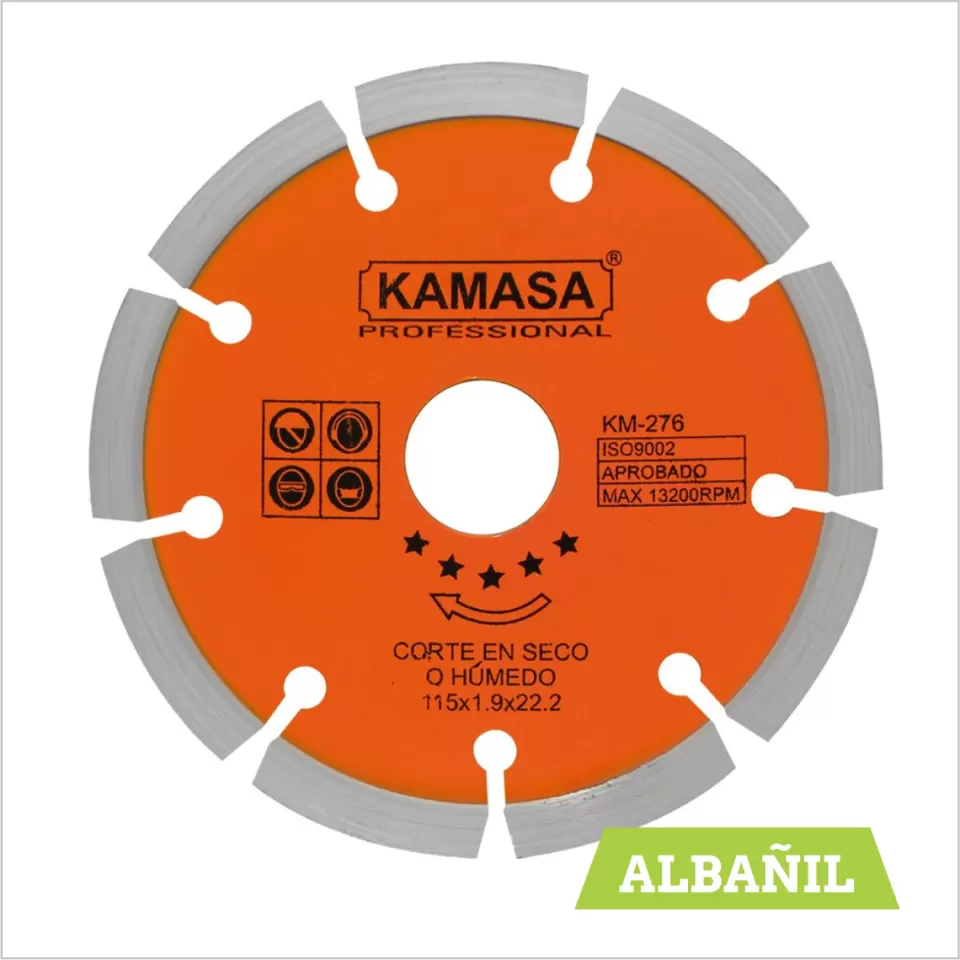 DISCO 4" P/CONCRETO NARANJA (115MM)