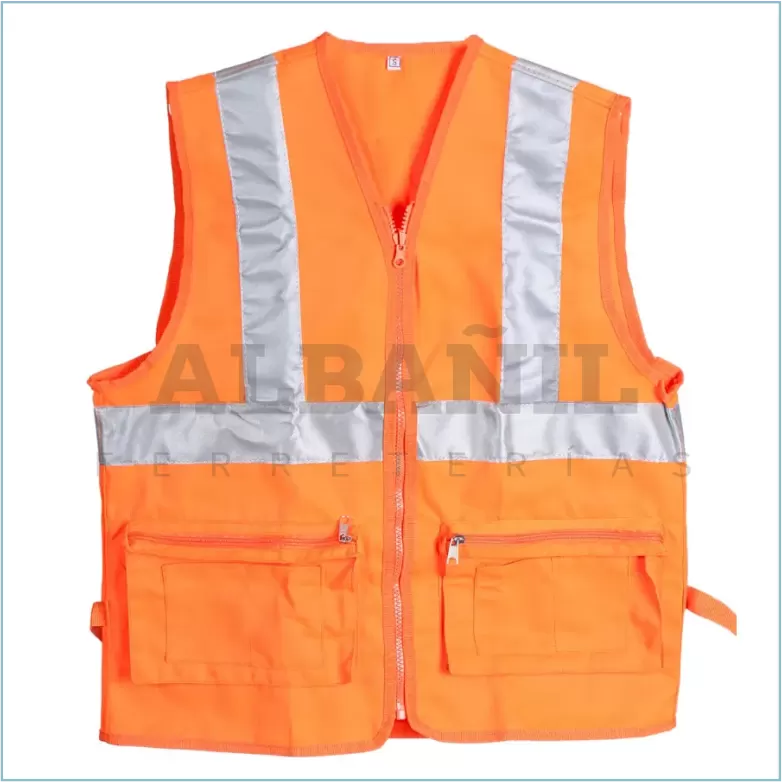 CHALECO SEGURIDAD DRILL ANARANJADO