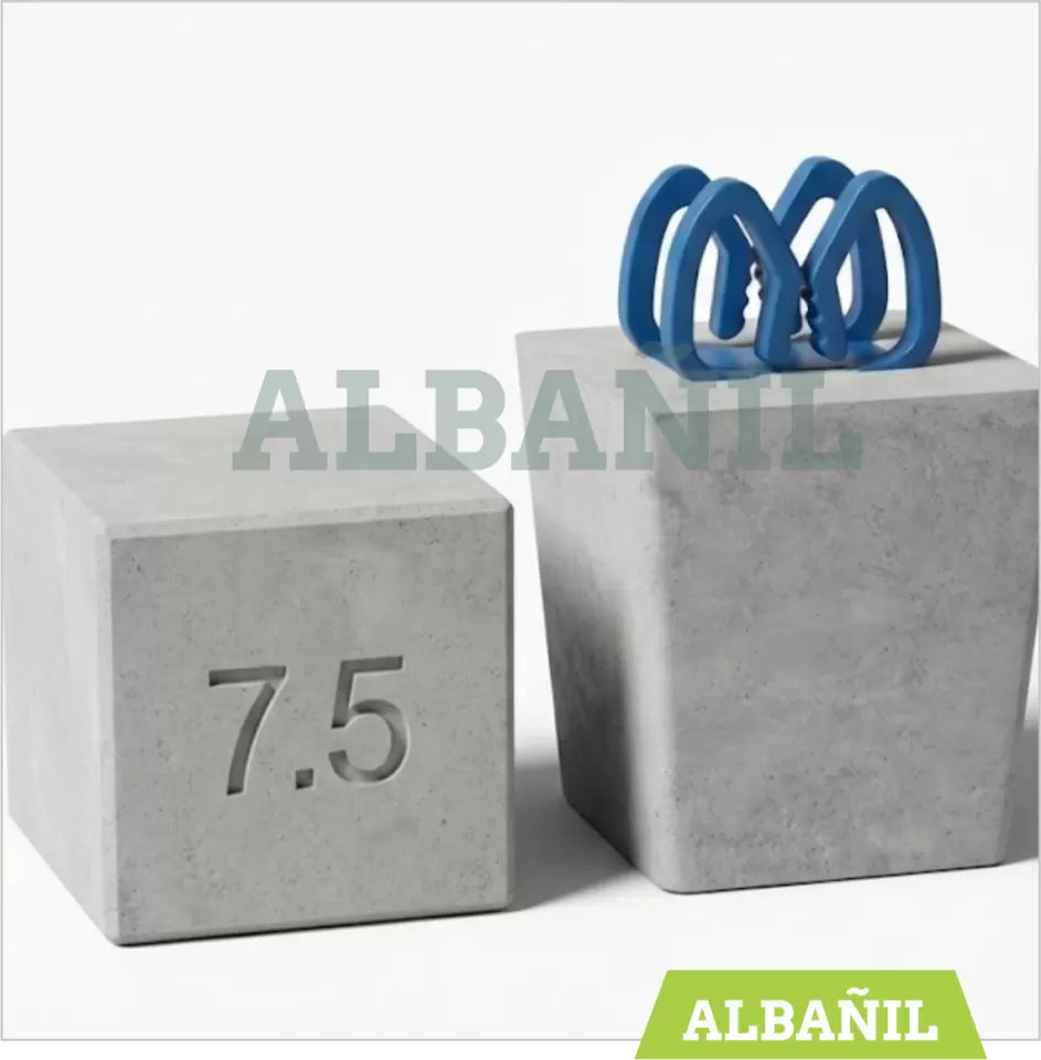 DADO DE CONCRETO DE 7,50 CM
