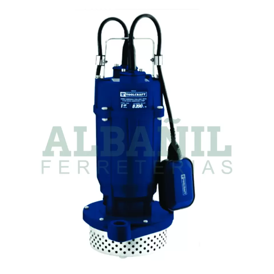 BOMBA SUMERGIBLE ACERO AGUA LIMPIA 1HP 220V