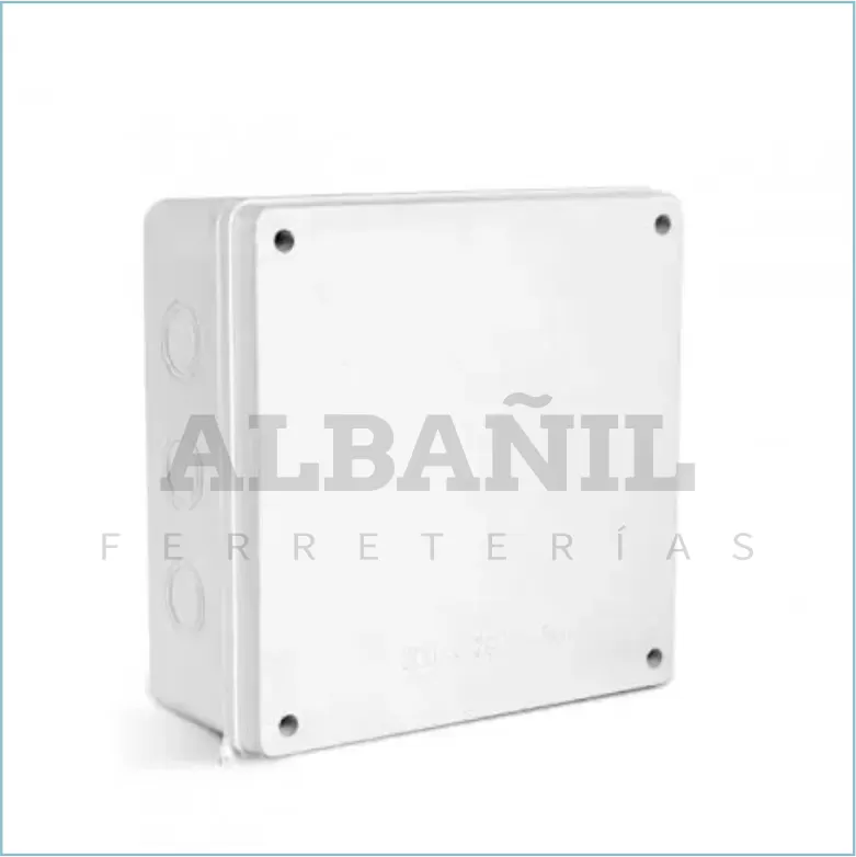 CAJA DE PASE PVC 20X20X8