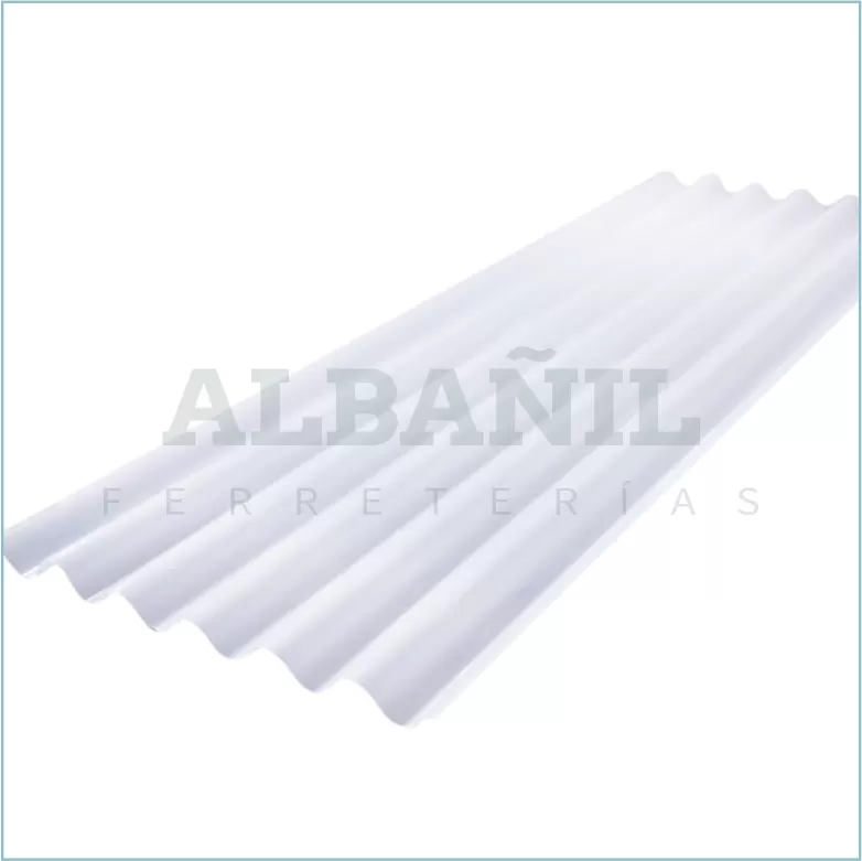 CALAMINA DE PLÁSTICO 3,60 X 0,80 BLANCA