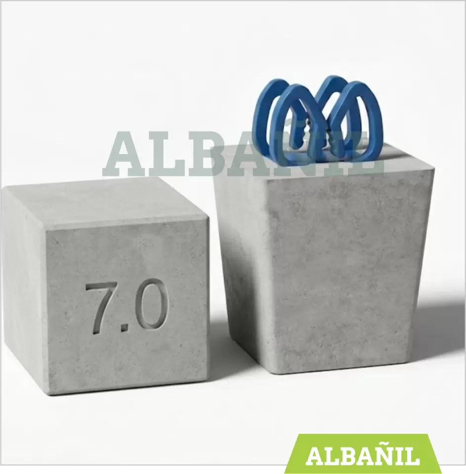 DADO DE CONCRETO DE 7,00 CM