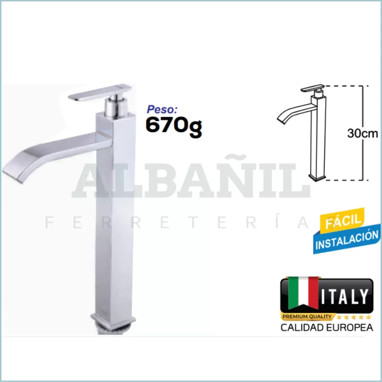 GRIFO OVALIN CROMADO 2032